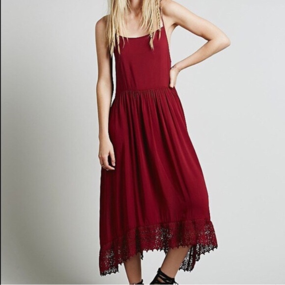 Free people easy breezy crochet dress